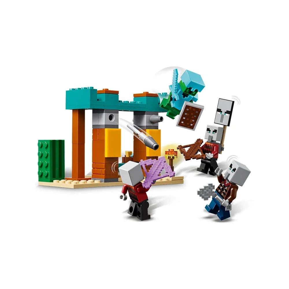 LEGO MINECRAFT LA PATRULLA DEL DESIERTO DE LOS MALDEANOS1