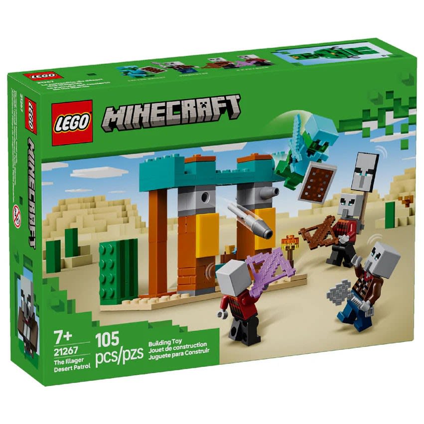 LEGO MINECRAFT LA PATRULLA DEL DESIERTO DE LOS MALDEANOS 1