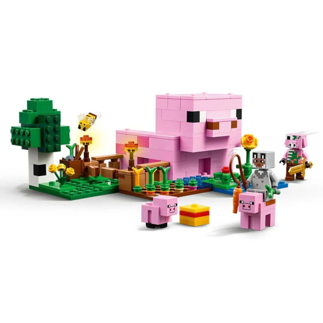 LEGO MINECRAFT LA CASA-CERDO BEBÉ2