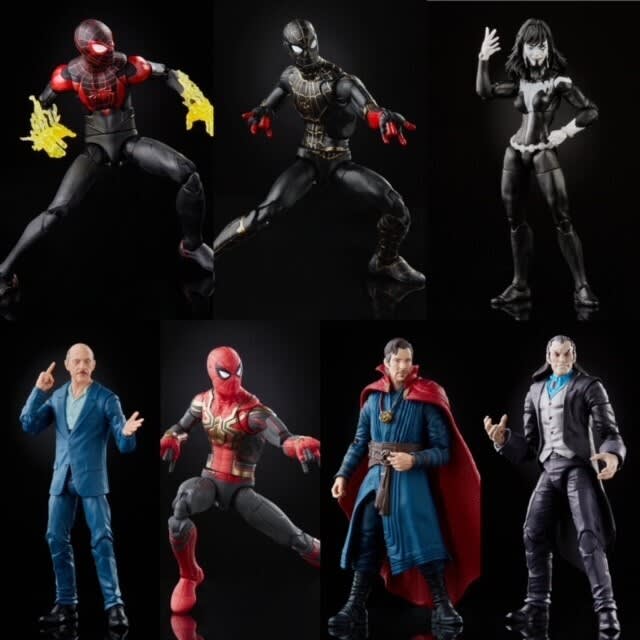 Marvel Legends Spider Man No Way Home - Wave Armadillo Baf Set de 7 figuras2
