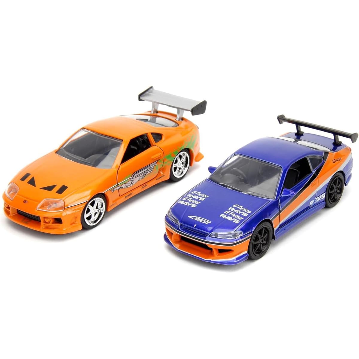 1:32 | FF Legacy  | FF (Twin Pack)_Walmart 2001 NISSAN SILVIA 515 / BRIAN´ S TOYOTA SUPRA1