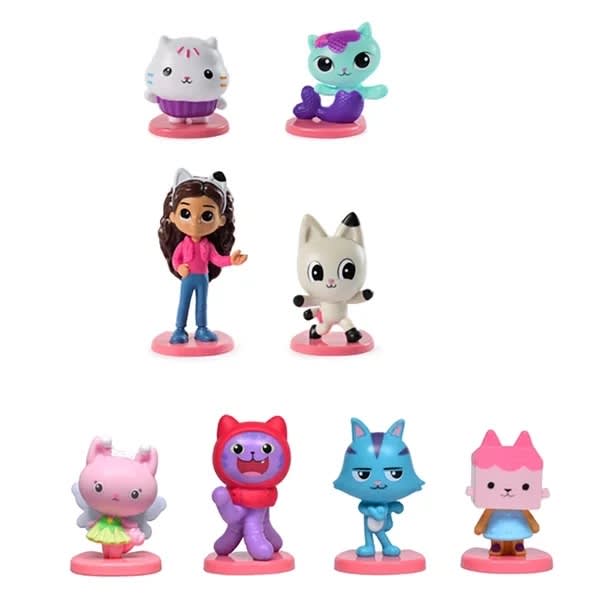 GABBY´S DOLLHOUSE SET 8 MINI FIGURAS1