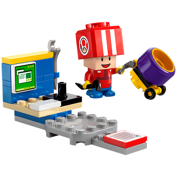 LEGO SUPER MARIO MARIO KART TOAD PIT CREW2