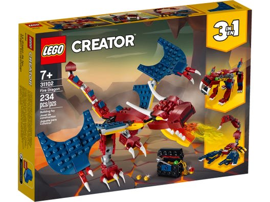 LEGO CREATOR DRAGÓN DE FUEGO 0