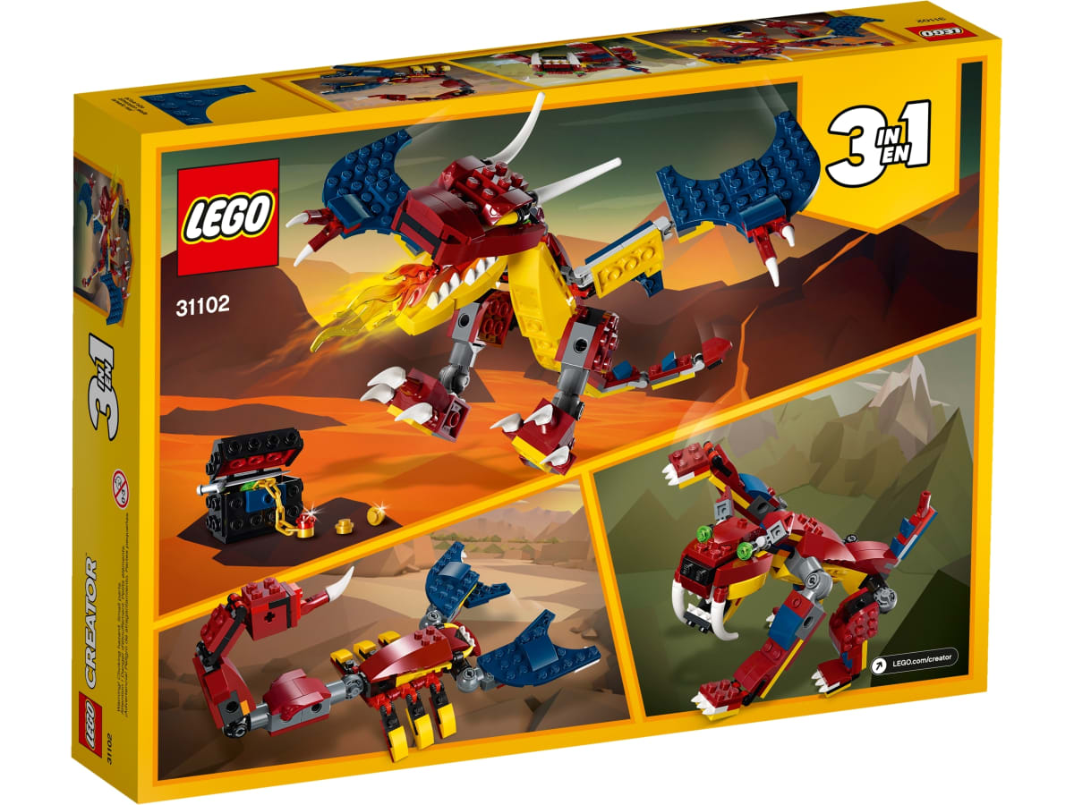 LEGO CREATOR DRAGÓN DE FUEGO2