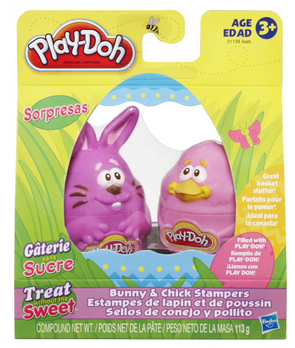 PLAYDOH SELLOS DE CONEJO Y POLLITO3