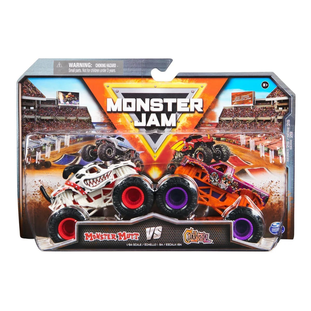 MONSTER JAM PACK DE 2 VEHICULOS 1:64 SURTIDO 1