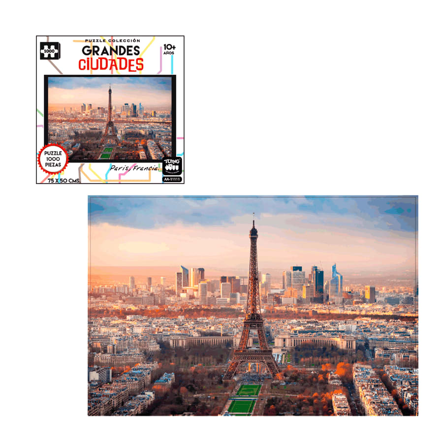 PUZZLE 1.000 PIEZAS  6 MOD.  GRANDES CIUDADES SURT.8