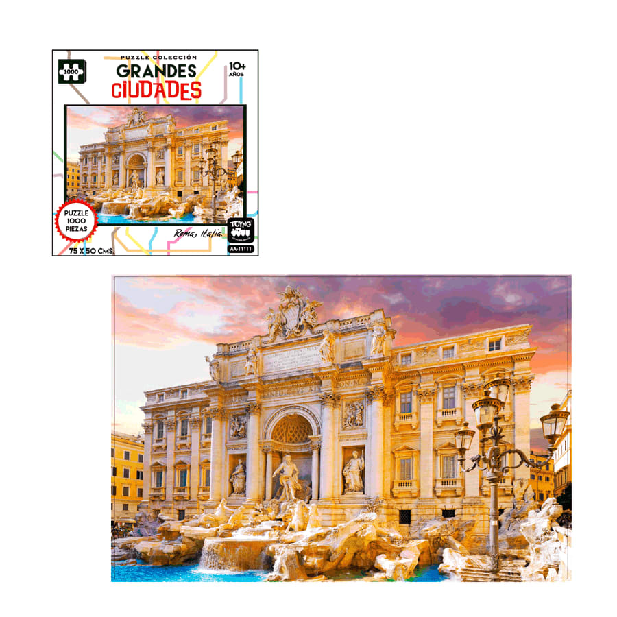 PUZZLE 1.000 PIEZAS  6 MOD.  GRANDES CIUDADES SURT.3