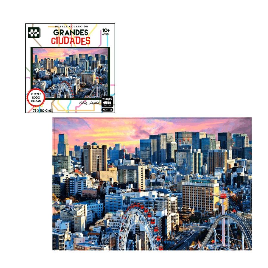 PUZZLE 1.000 PIEZAS  6 MOD.  GRANDES CIUDADES SURT.6