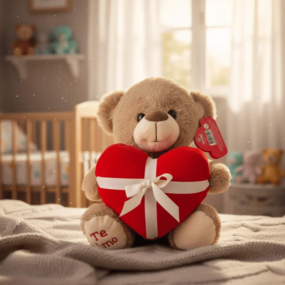 OSO CON CORAZON MIX (BLANCO Y MARRON)3