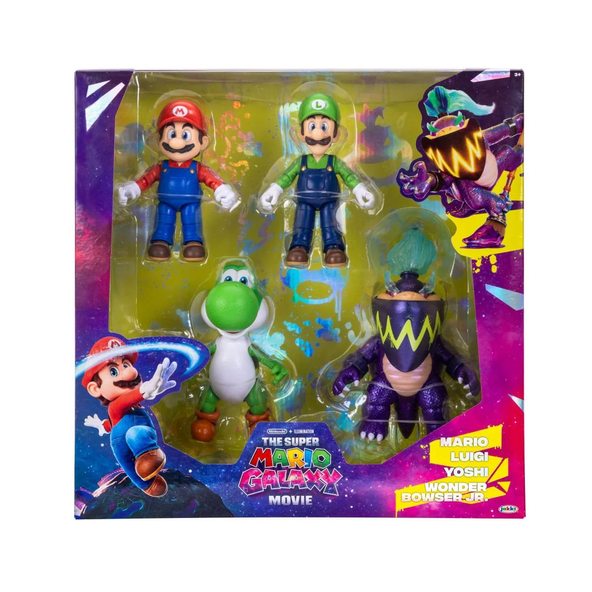 Pack 4 Figuras 13 Cm THE SUPER MARIO GALAXY Pelicula 1