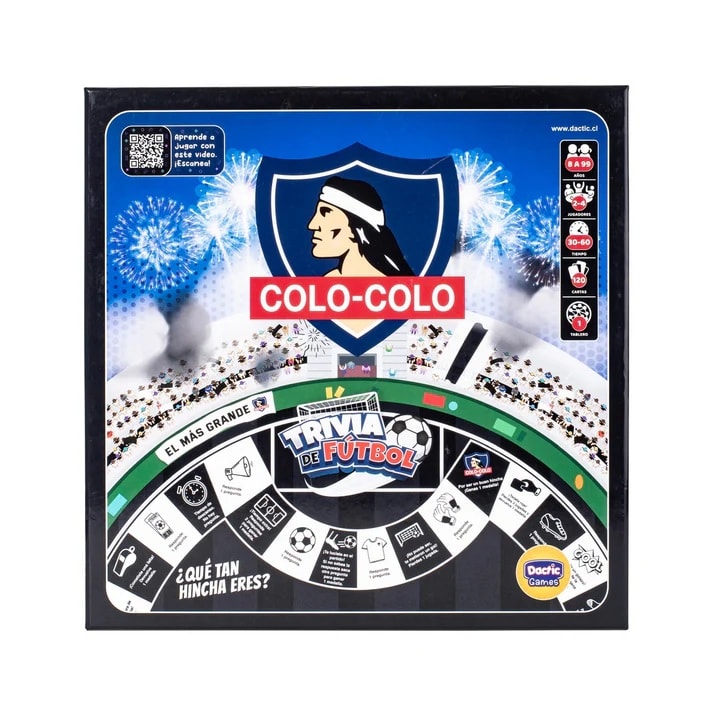 JUEGO DE MESA - TRIVIA DEL FUTBOL COLO COLO  - DACTIC 1