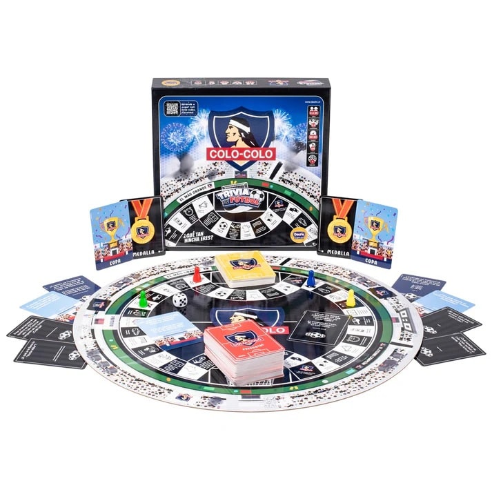 JUEGO DE MESA - TRIVIA DEL FUTBOL COLO COLO  - DACTIC1