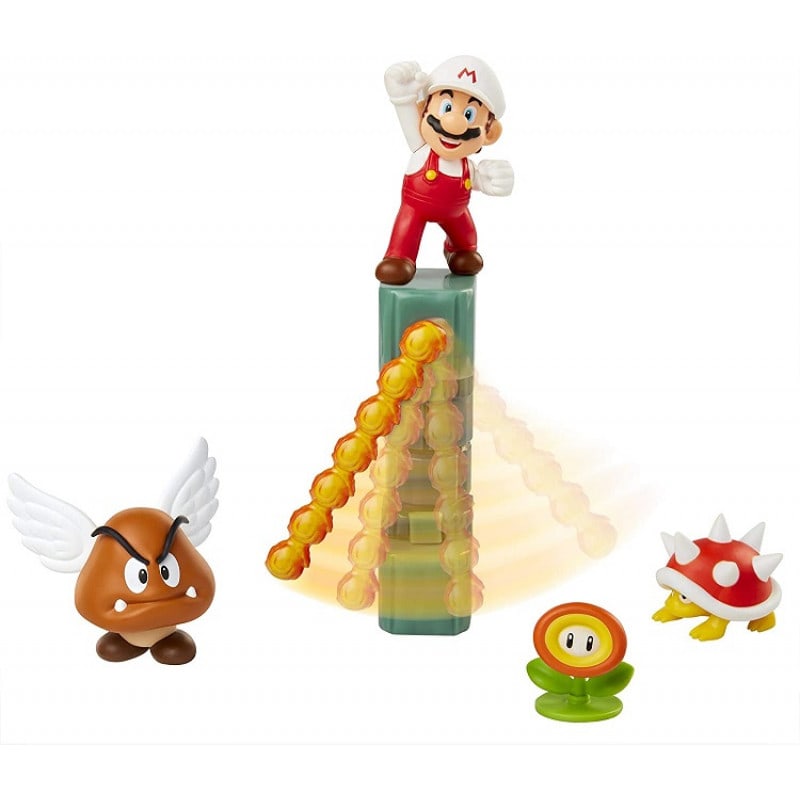 MARIO BROS -SET DE FIGURAS DEL CASTILLO DE LAVA - 400152