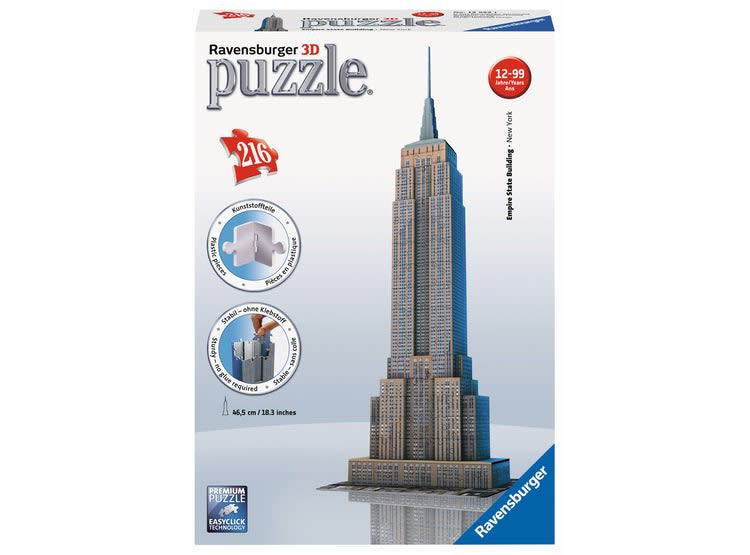 RAVENSBURGER PUZZLE 3D EMPIRE STATE BUILDING 216 PIEZAS 0