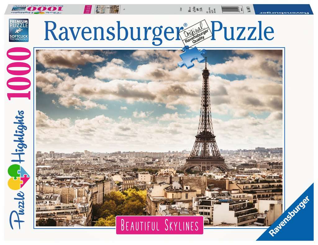 RAVENSBURGER PUZZLE PARIS 1000 PIEZAS 0