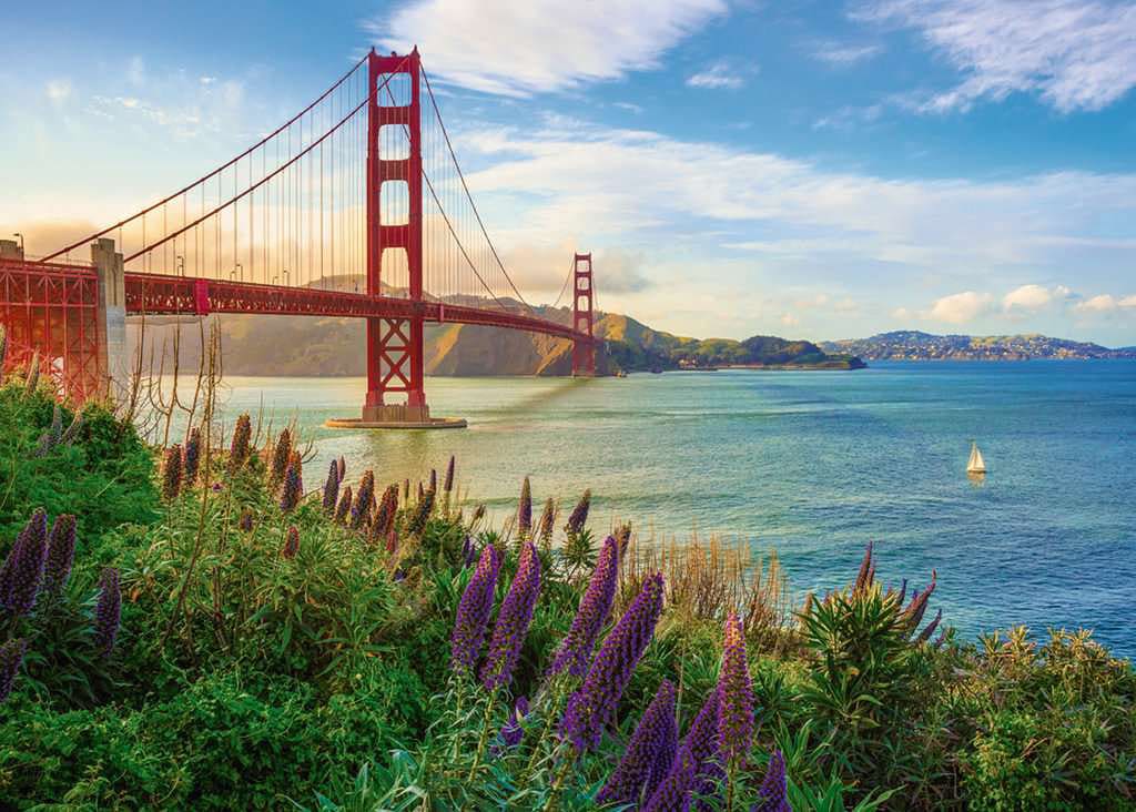 RAVENSBURGER PUZZLE GOLDEN GATE SUNRISE 1000 PIEZAS2