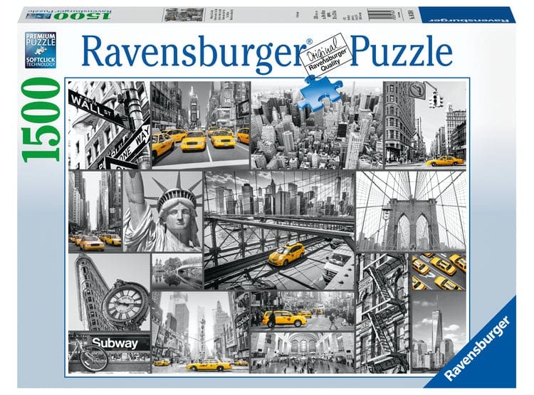 RAVENSBURGER PUZZLE NEW YORK CABS 1500 PIEZAS 0