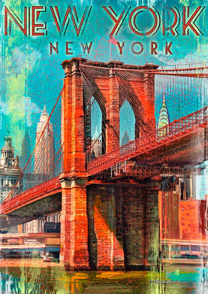 RAVENSBURGER PUZZLE RETRO NEW YORK 1000 PIEZAS2