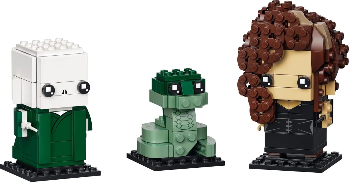 LEGO BRICK HEADZ VOLDEMORT™, NAGINI Y BELLATRIX1