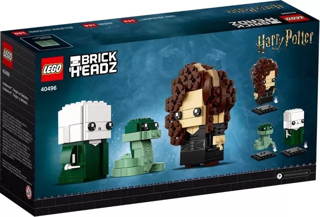 LEGO BRICK HEADZ VOLDEMORT™, NAGINI Y BELLATRIX 1