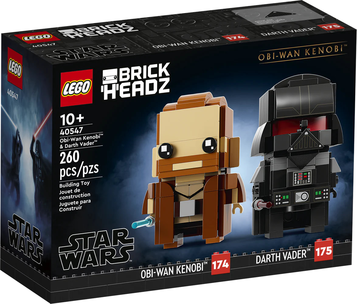 LEGO BRICK HEADZ OBI-WAN KENOBI™ Y DARTH VADER™ 1