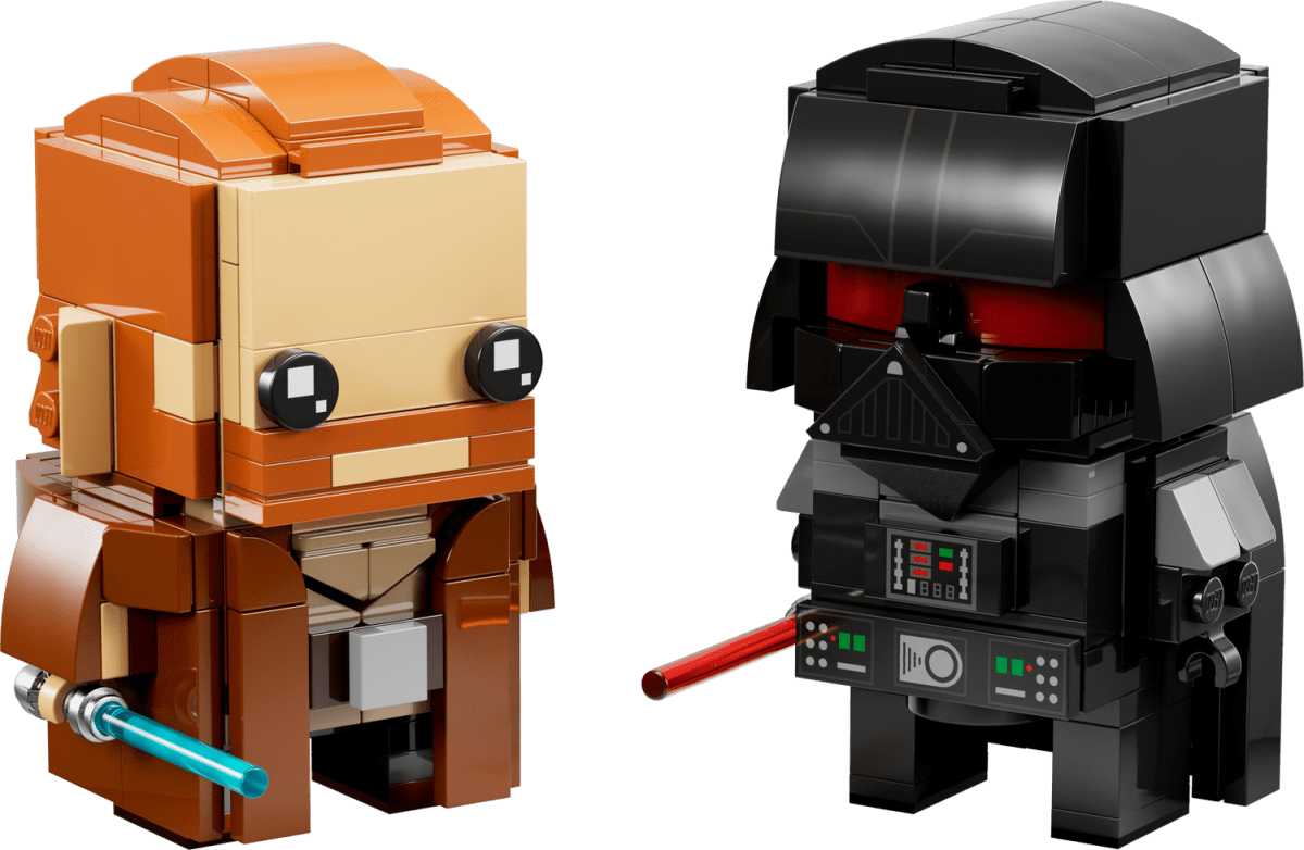 LEGO BRICK HEADZ OBI-WAN KENOBI™ Y DARTH VADER™1