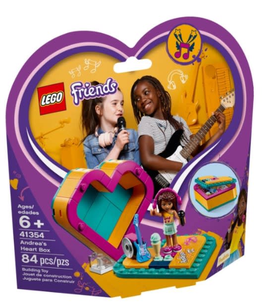 LEGO FRIENDS CAJA CORAZÓN: ANDREA1