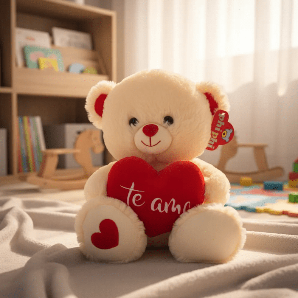 OSO CON CORAZON MIX (MARRON Y BLANCO)2