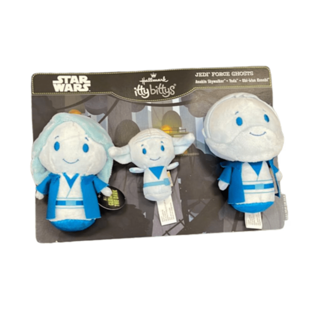 Star Wars Fuerza Jedi Fantasmas Set de Peluche Glow In The Dark - Hallmark Itty Bittys 0