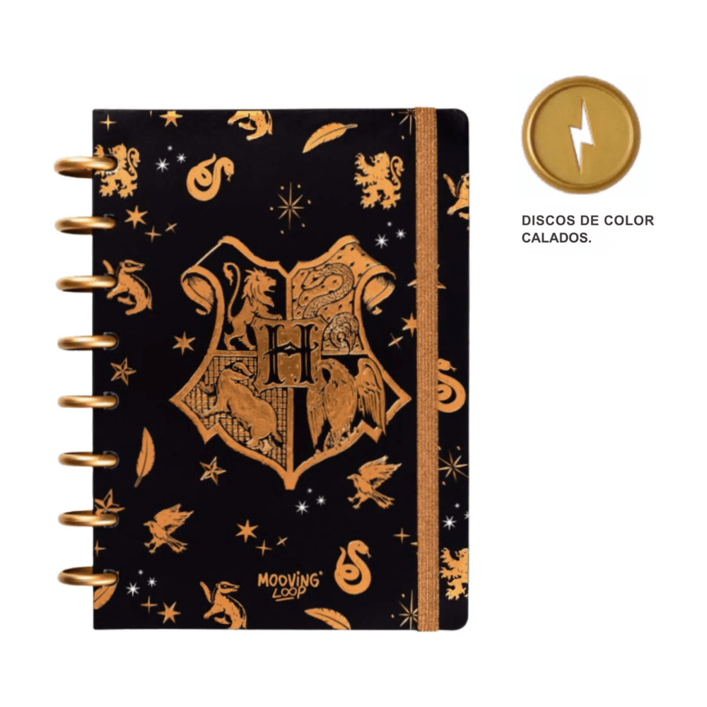 CUADERNO DISCOS A5 HARRY POTTER - MOOVING LOOP3