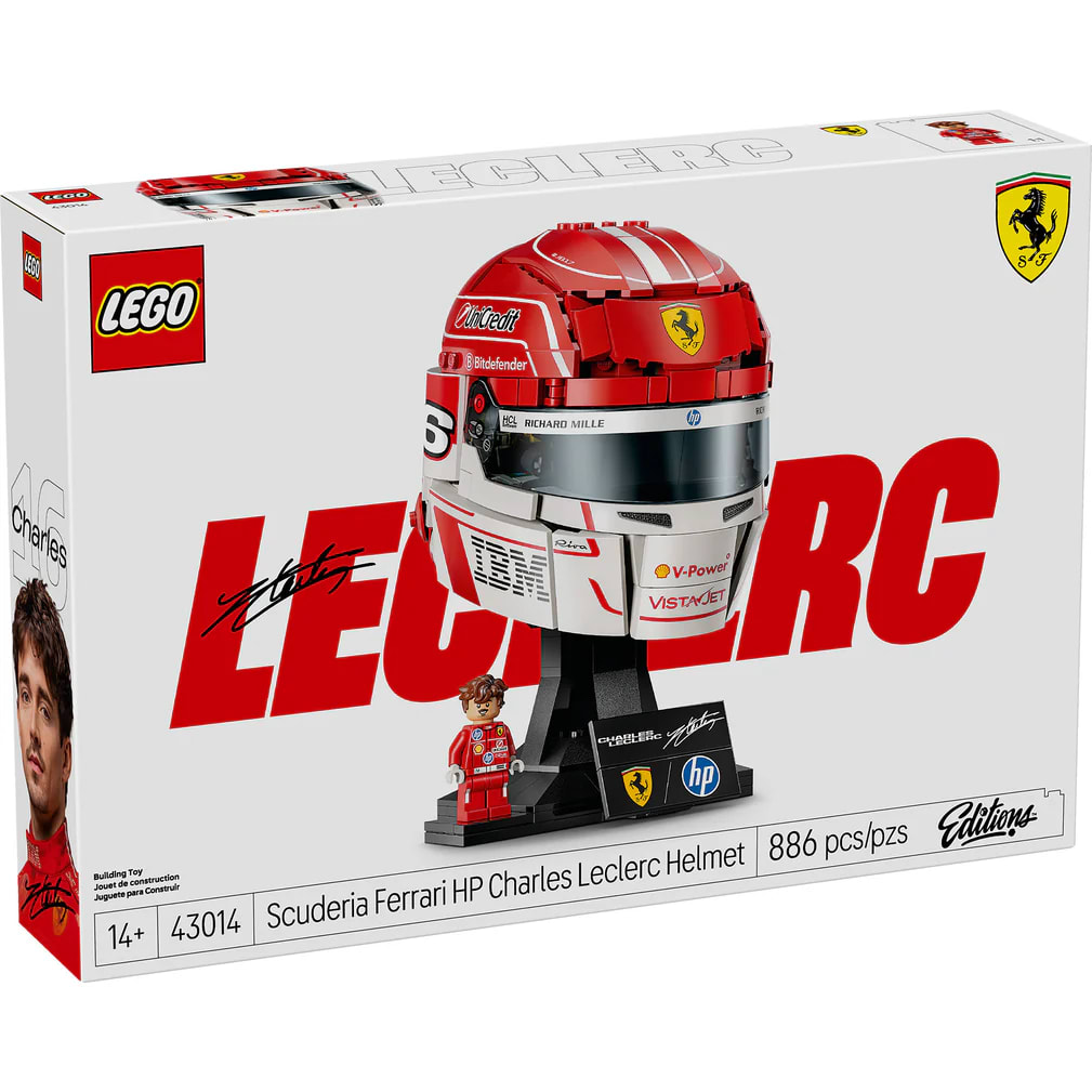 SCUDERIA FERRARI HP CASCO DE CHARLES LECLERC 0