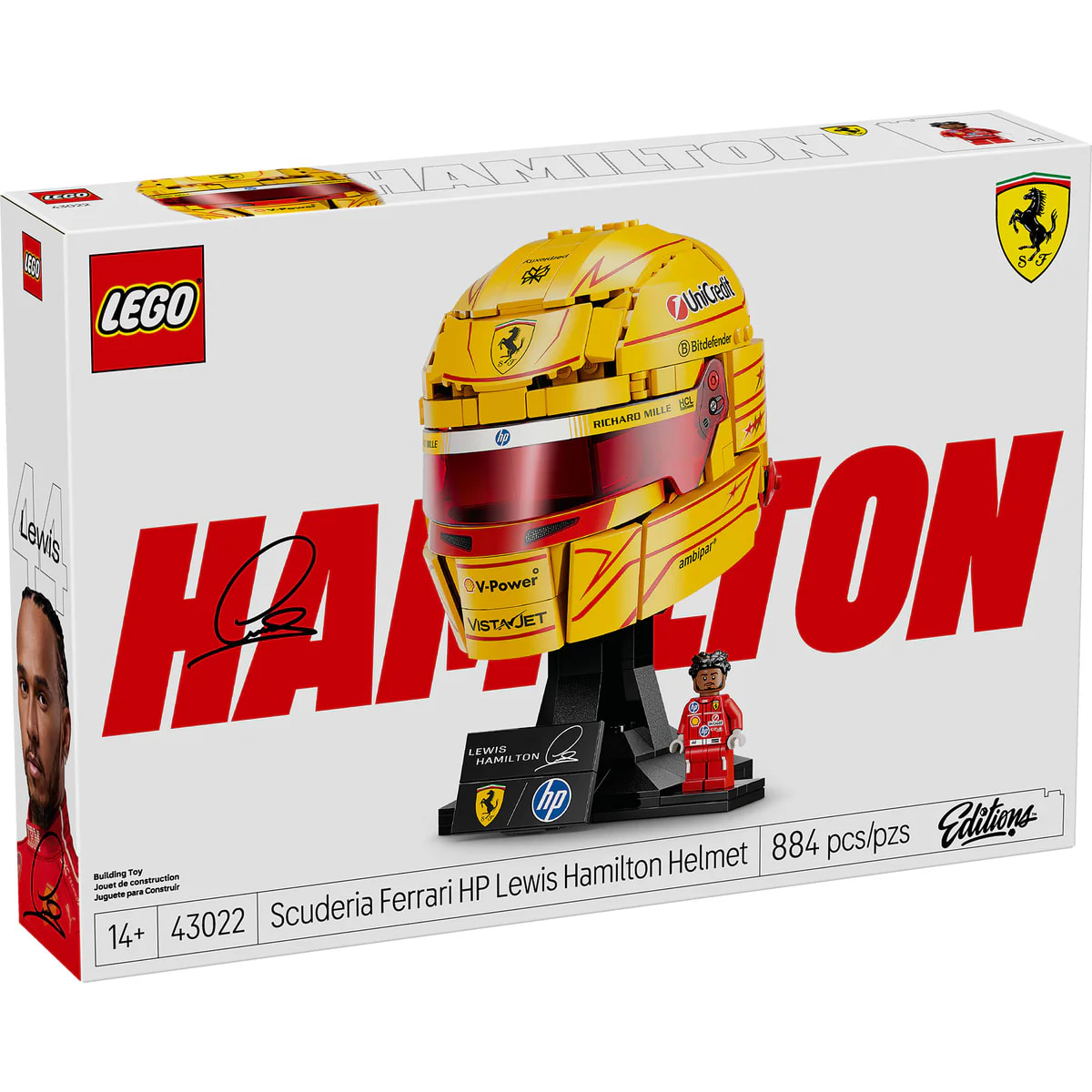 Scuderia Ferrari HP: Casco de Lewis Hamilton 1