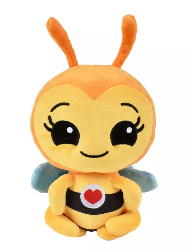 PLIM PLIM - PELUCHE ABEJITA 30 CM MUSICAL Y SENSORIAL 1