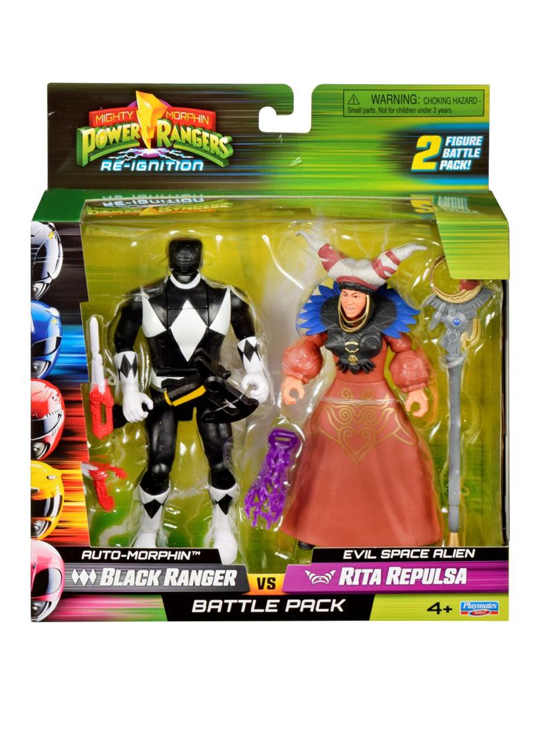 POWER RANGERS PACK DE 2 FIGURAS 0