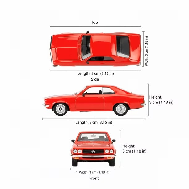 WELLY - AUTO OPEL MANTA2