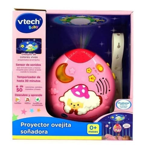 VTECH BABY PROYECTOR OVEJITA SOÑADORA ROSA 1