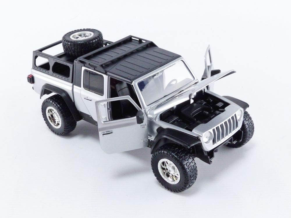 JADA TOYS FAST AND FURIOUS JEEP GLADIATOR CANDY SILVER 20201