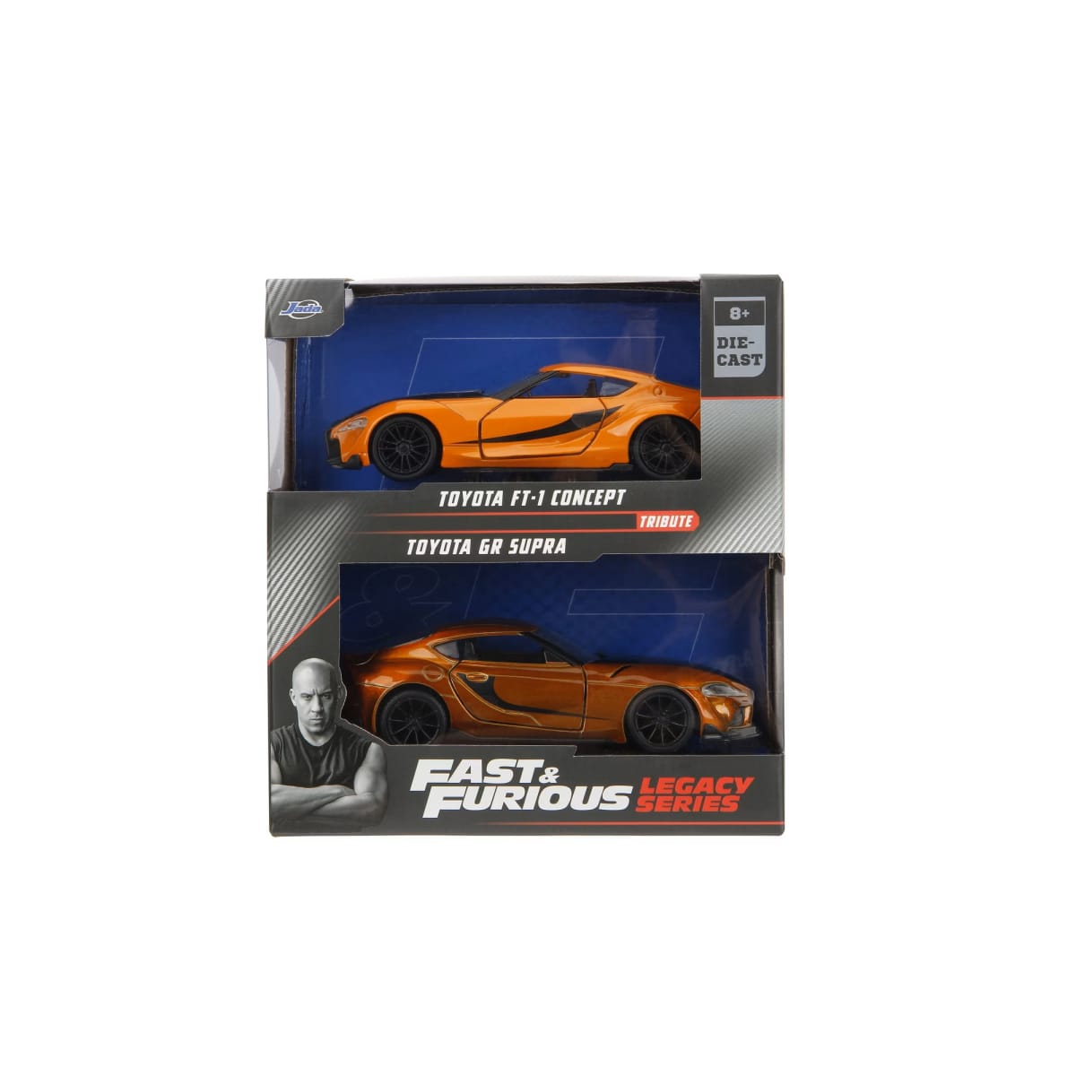 JADA TOYS FAST AND FURIOUS PACK TOYOTA FT-1 CONCEPT Y TOYOTA GR SUPRA 2