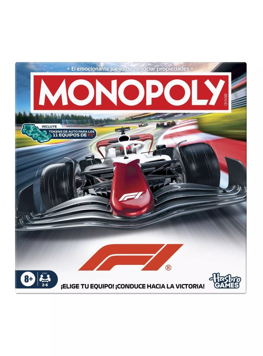 JUEGO DE MESA - MONOPOLY F1 0