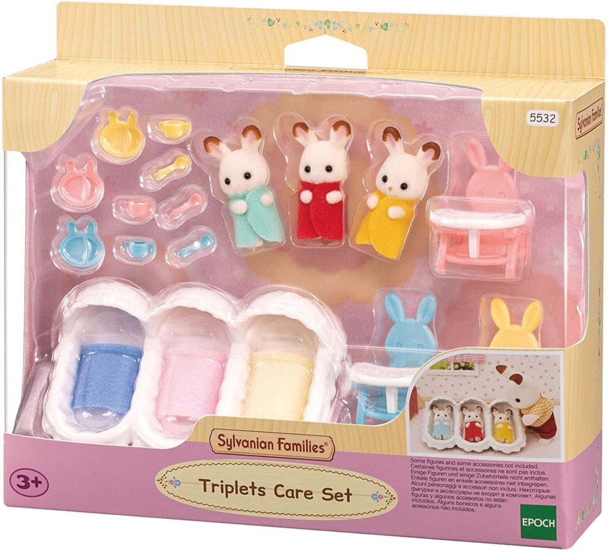 SYLVANIAN FAMILIES SET DE CUIDADO DE TRILLIZOS 0