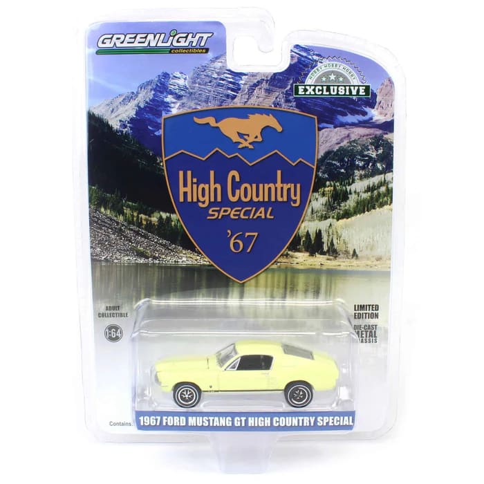 1:64 1967 Ford Mustang GT Fastback High Country Special – Aspen Gold (Hobby Exclusive)2