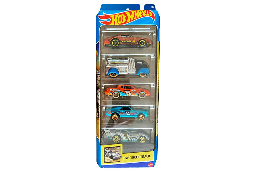 HOT WHEELS PACK 5 AUTOS BASICO SURTIDO 0