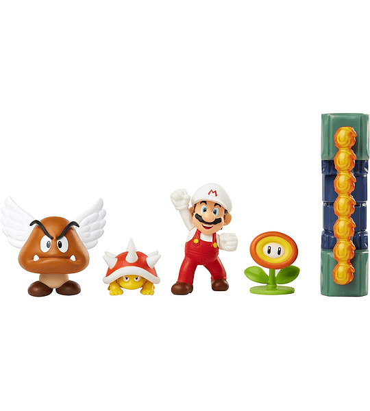 SUPER MARIO NINTENDO LAVA CASTLE DIORAMA SET2