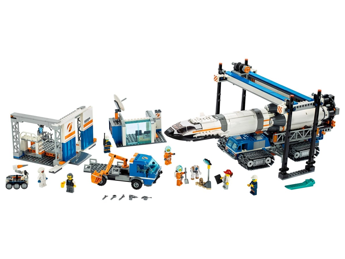 LEGO CITY ENSAMBLAJE  Y TRANSPORTE DEL COHETE 1