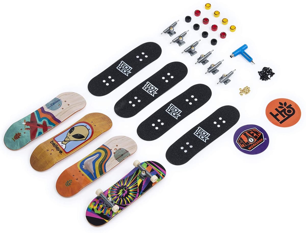 TECH DECK PACK DE 4 FINGER SKATES SURTIDO2