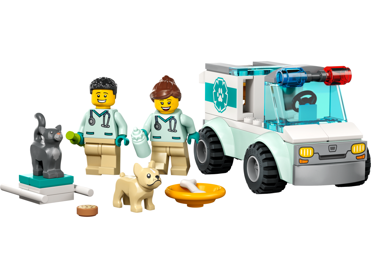 LEGO CITY CAMIONETA VETERINARIA DE RESCATE1