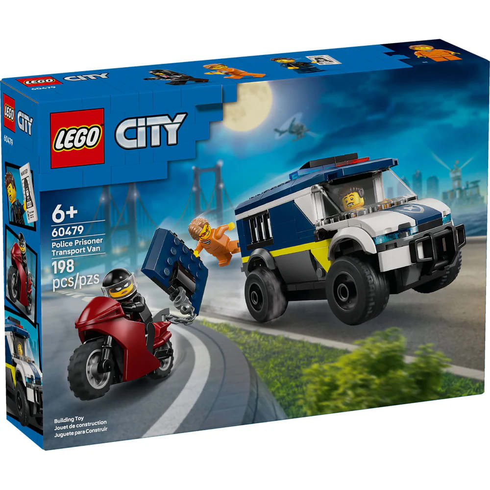 LEGO CITY CAMIONETA DE TRANSPORTE PENITENCIARIO DE POLICÍA 1