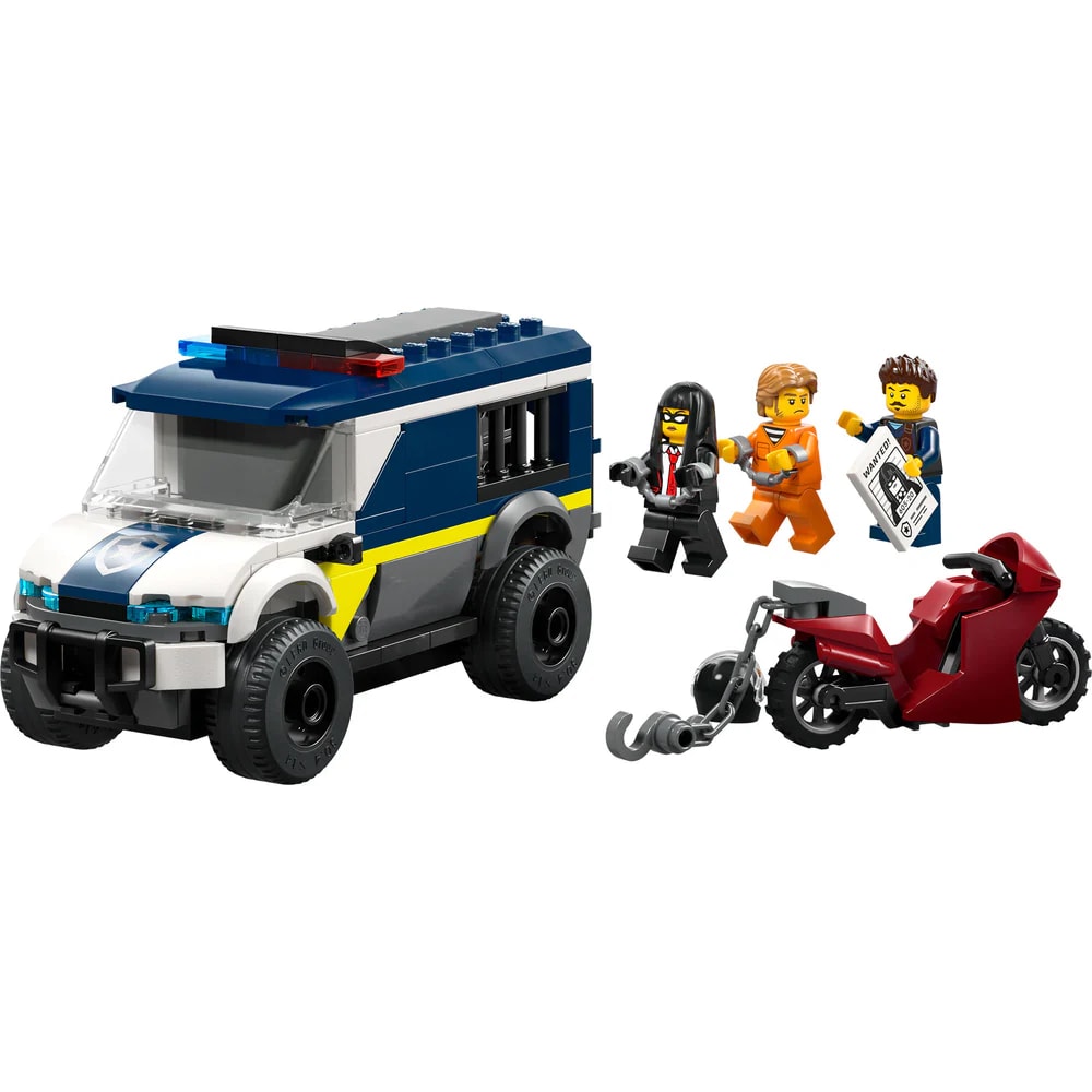 LEGO CITY CAMIONETA DE TRANSPORTE PENITENCIARIO DE POLICÍA1